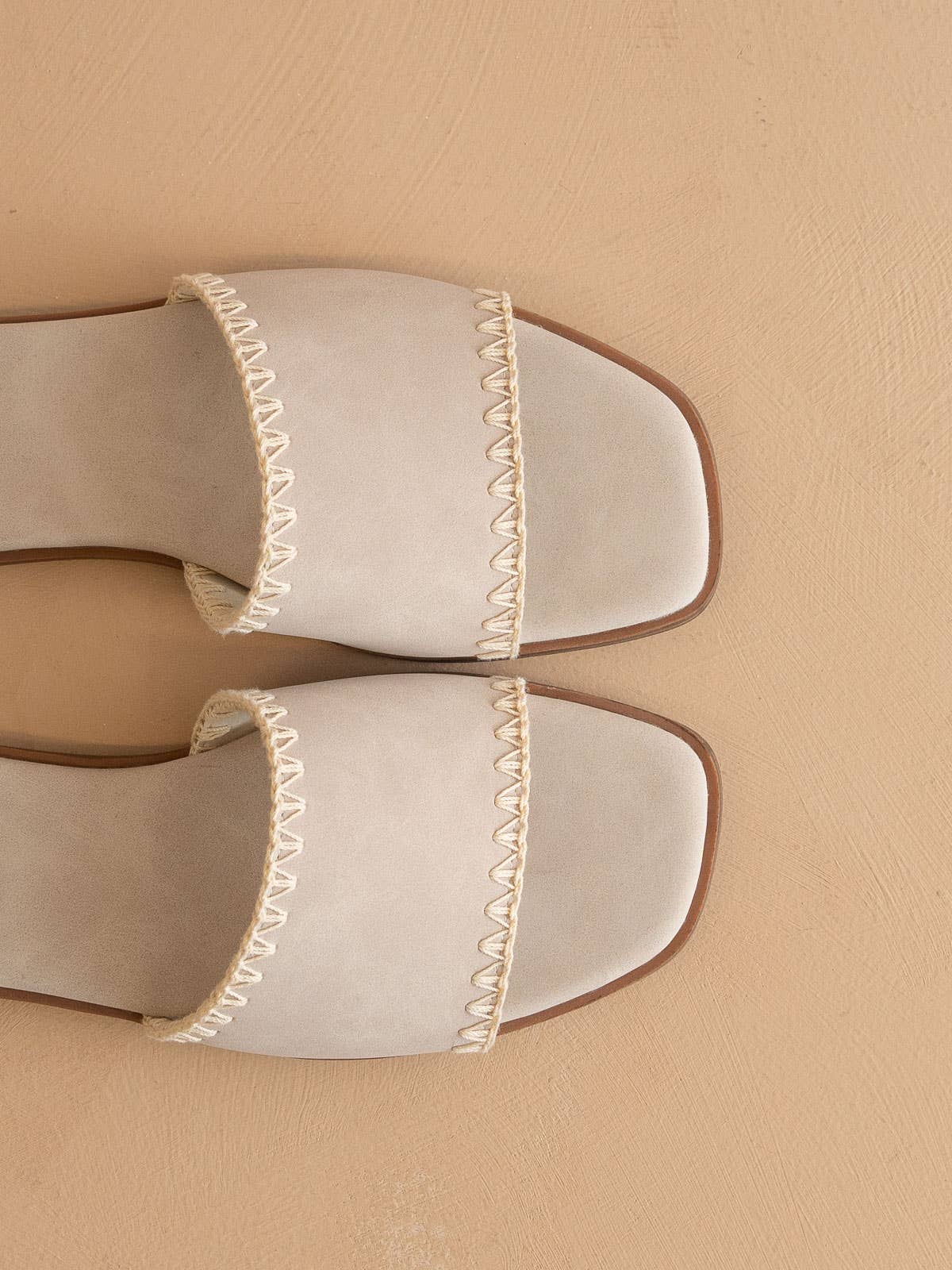 Emmie Border Stitch Sandals